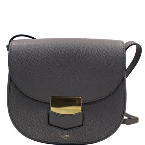 celine compact trotteur shoulder bag|Compact Trotteur bag in grained calfskin .